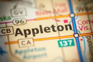 Appleton Wisconsin on Map