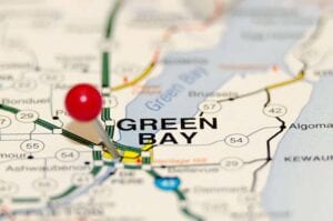 Green Bay on map
