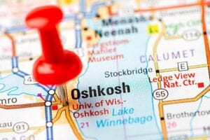 Oshkosh on Map