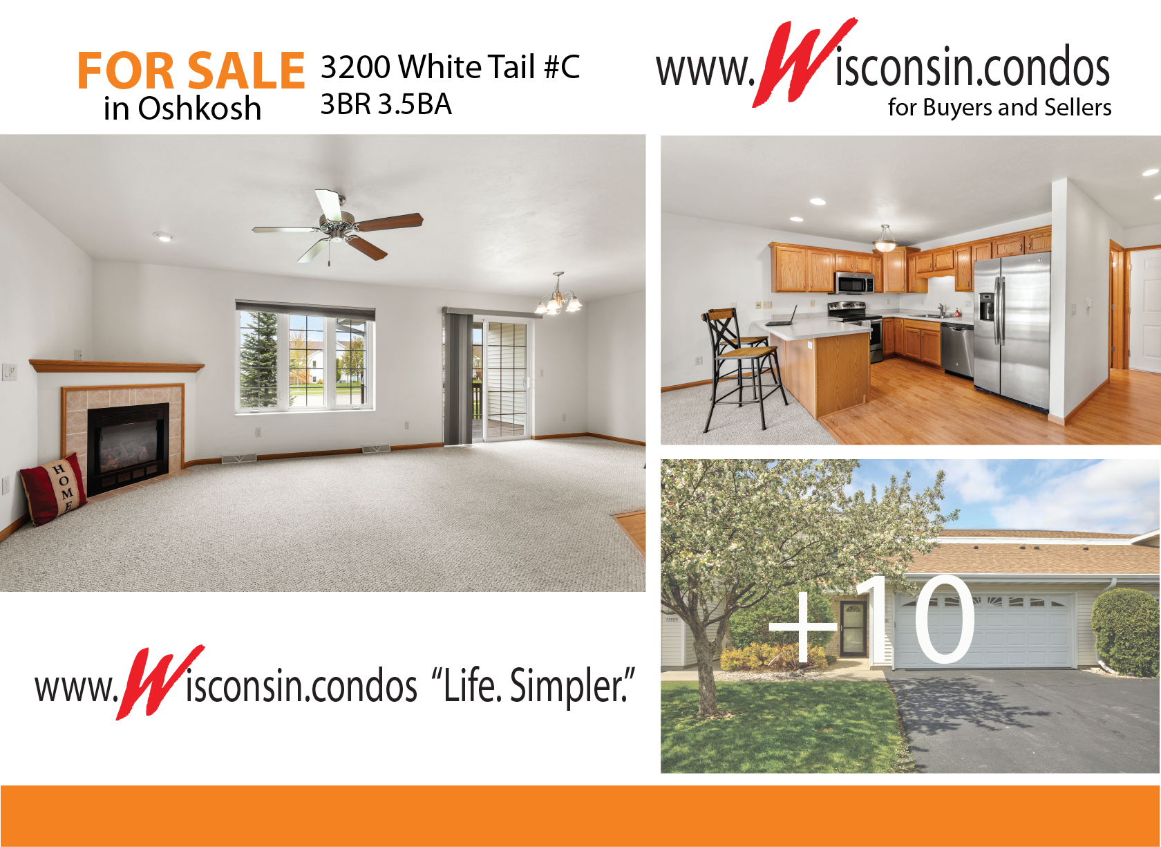 3200 White Tail Ln condo Oshkosh Wisconsin www.Wisconsin.condos