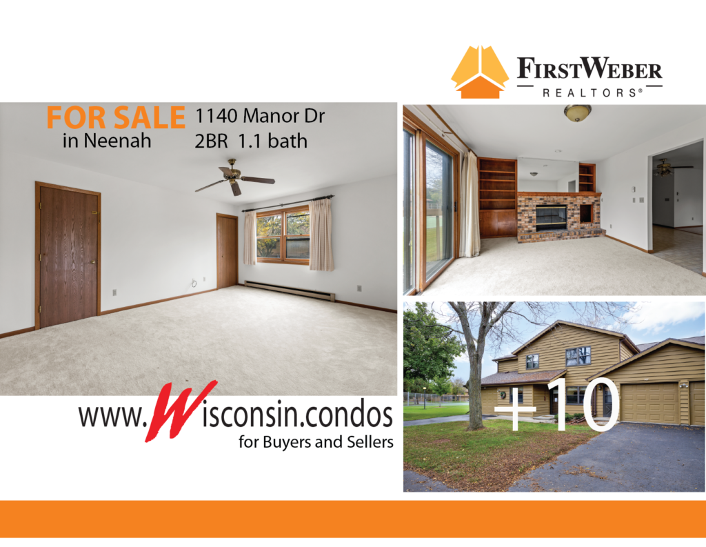 1140 Manor Drive condo Neenah www.Wisconsin.condos