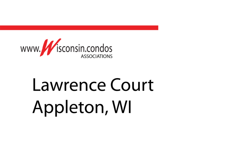 Lawrence Court condo for sale