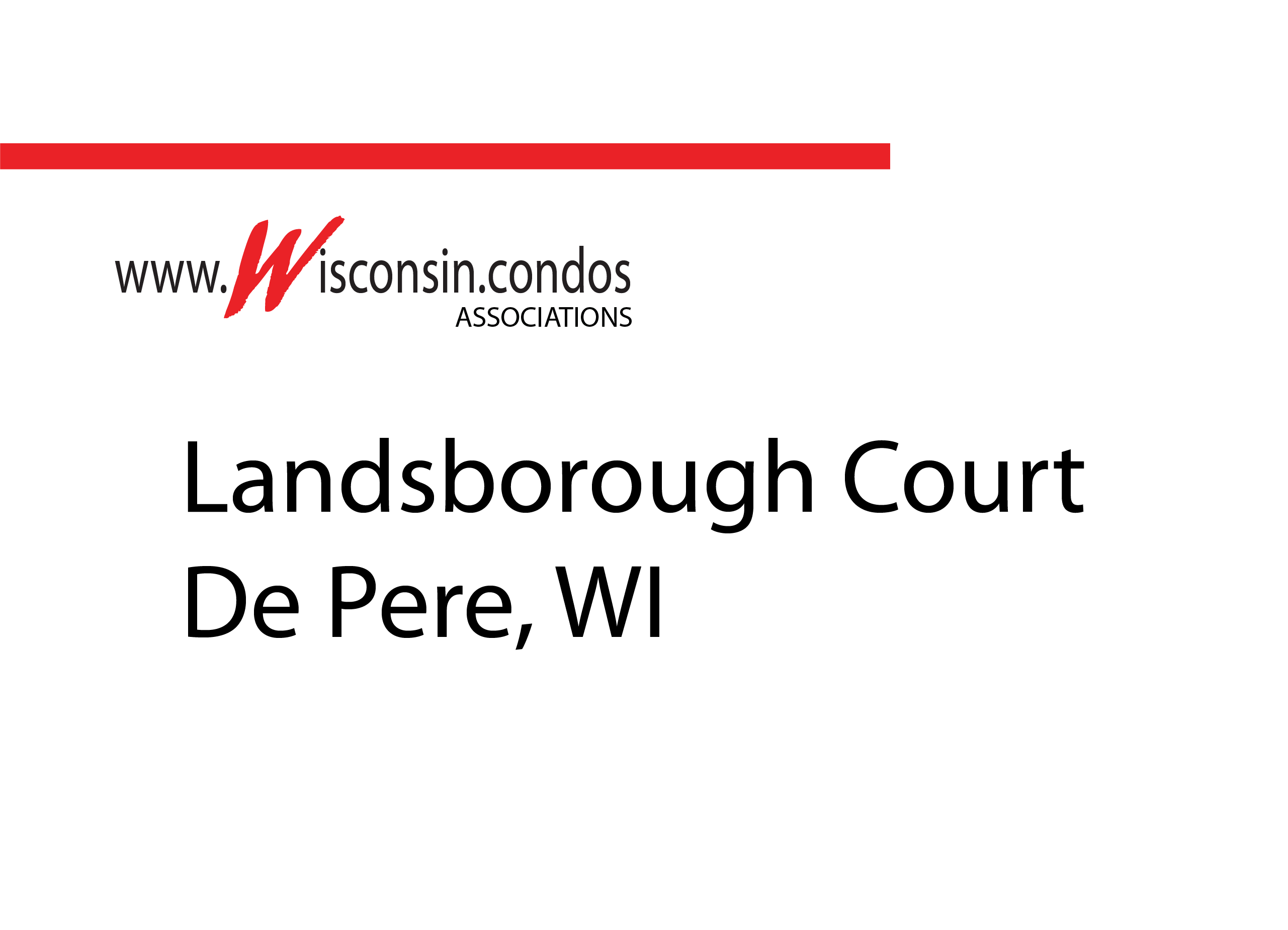Landsborough Court Condos in De Pere