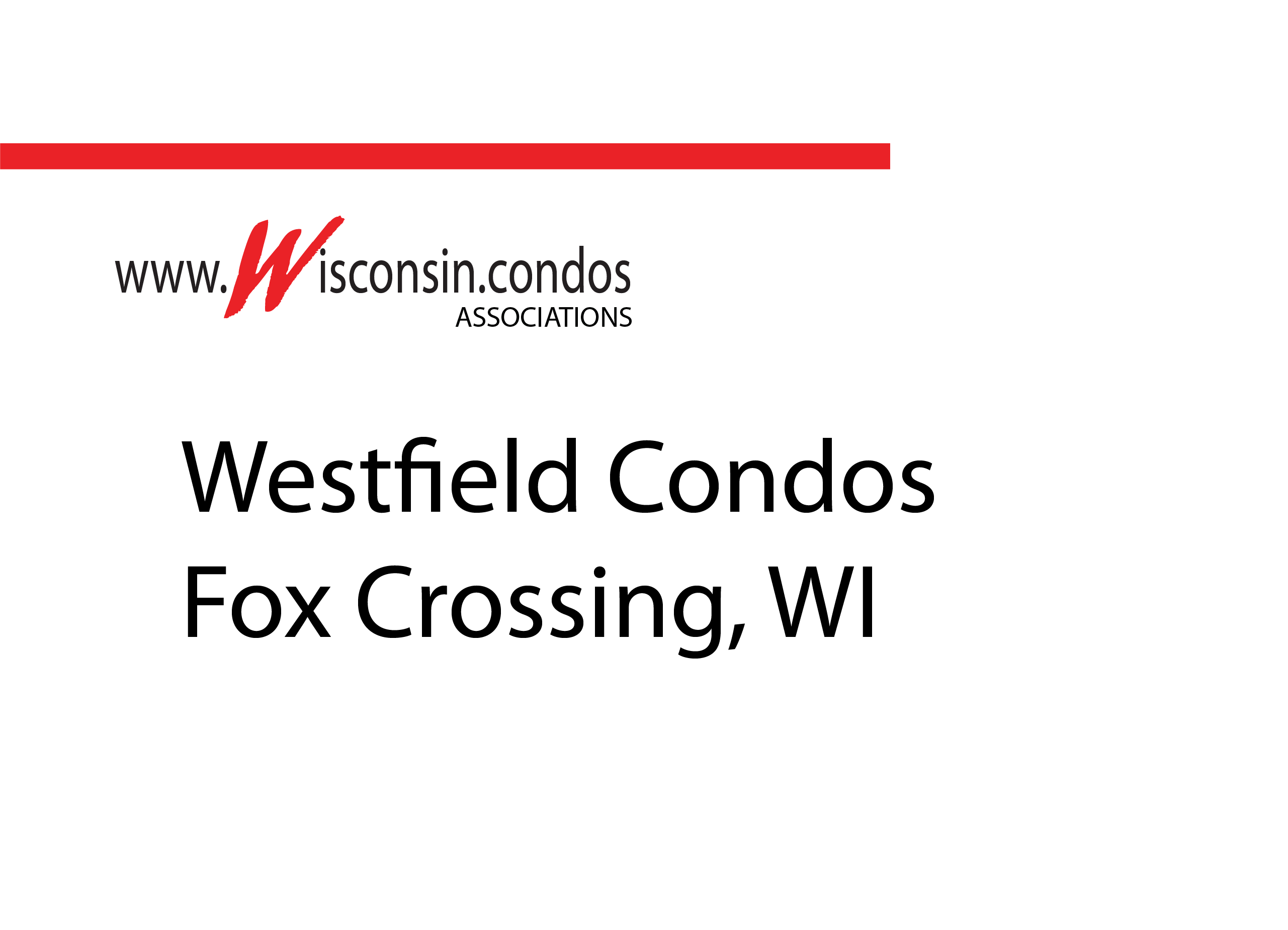 Westfield condo Jacobsen Road www.Wisconsin.condos