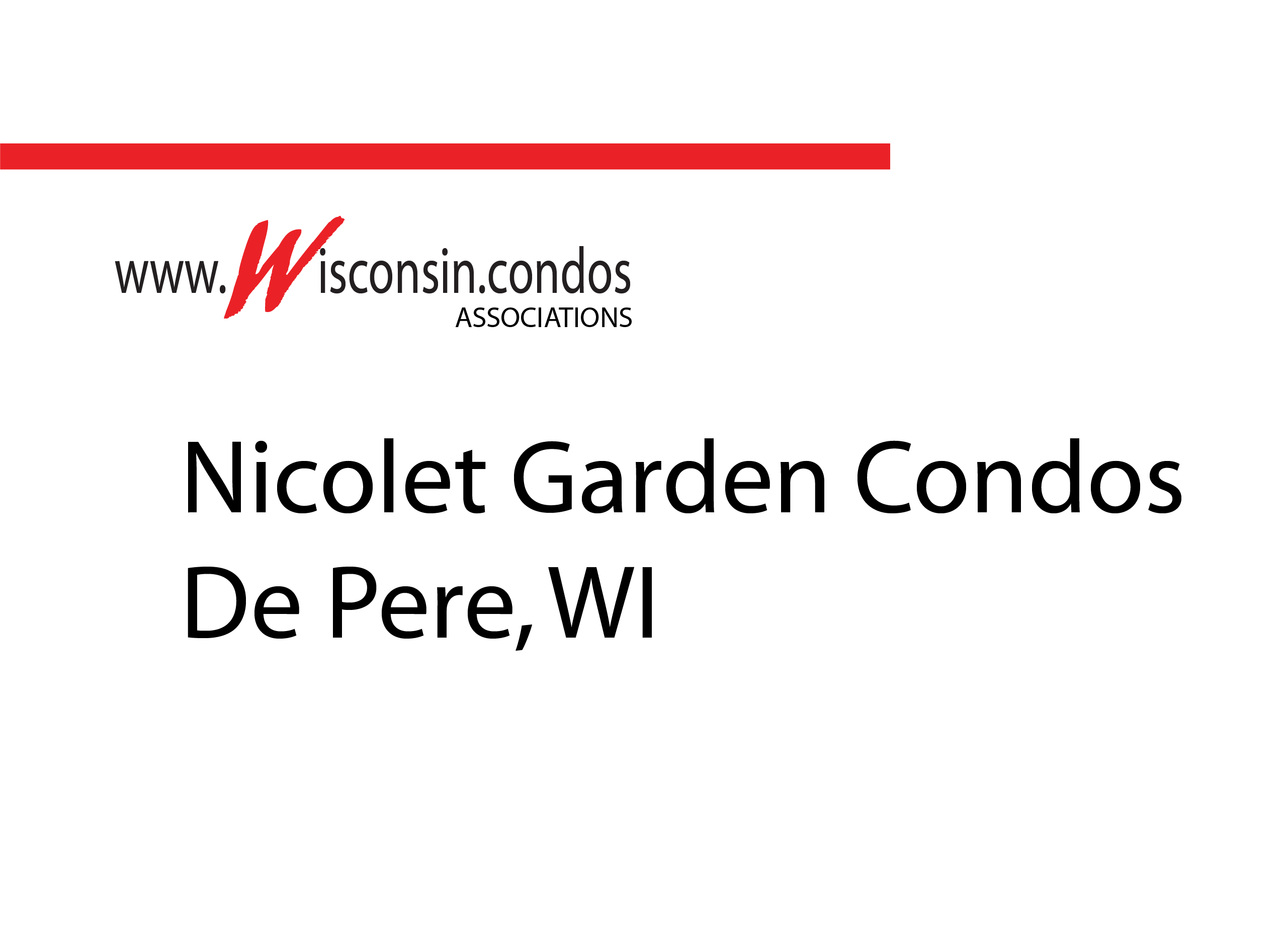 Libal Nicolet Garden condo Libal Ridgeway De Pere - www.Wisconsin.condos