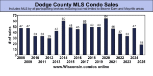 best Dodge County condo realtor sales data June 30 2025