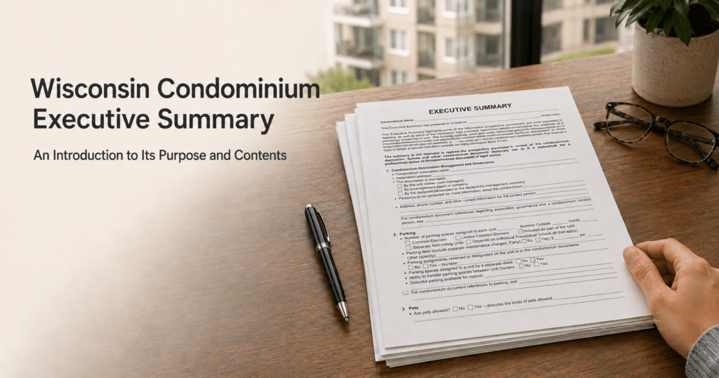 Wisconsin Condominium Executive Summary